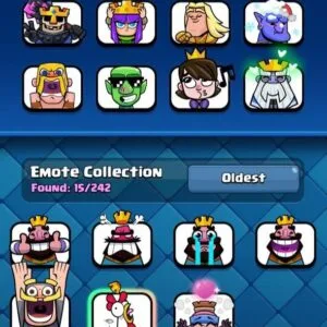 4600 თასი (93 ქარდი) – Clash Royale აქაუნთი