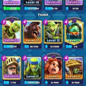 4200 თასი (90 ქარდი) – Clash Royale აქაუნთი