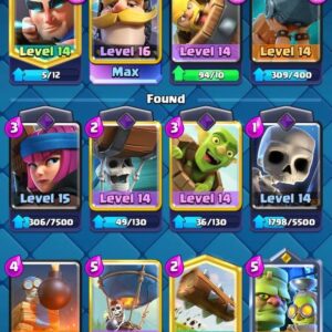 9000 [[თასი]] (121 [[ქარდი]]) – Clash Royale [[აქაუნთი]]