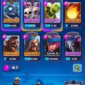7500 [[თასი]] (118 [[ქარდი]]) – Clash Royale [[აქაუნთი]]