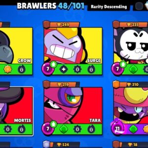 11 000 თასი (48 ბრავლერი) – Brawl Stars აქაუნთი