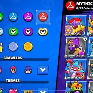 18 000 თასი (55 ბრავლერი) – Brawl Stars აქაუნთი