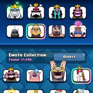 6500 თასი (113 ქარდი) – Clash Royale აქაუნთი