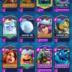 9000 [[თასი]] (121 [[ქარდი]]) – Clash Royale [[აქაუნთი]]