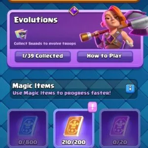 4600 თასი (84 ქარდი) – Clash Royale აქაუნთი