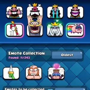 4600 თასი (107 ქარდი) – Clash Royale აქაუნთი