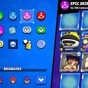 11 000 თასი (47 ბრავლერი) – Brawl Stars აქაუნთი