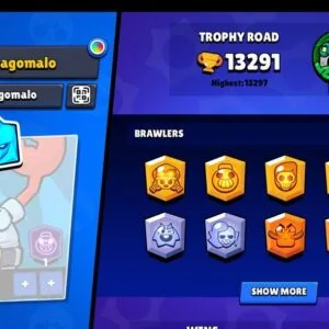 13 000 თასი (66 ბრავლერი) – Brawl Stars აქაუნთი