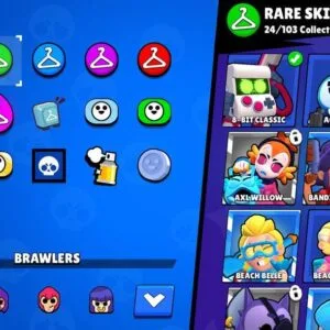 23 000 თასი (62 ბრავლერი) – Brawl Stars აქაუნთი