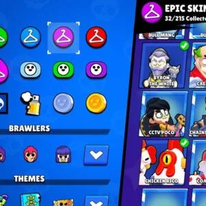 13 000 თასი (66 ბრავლერი) – Brawl Stars აქაუნთი