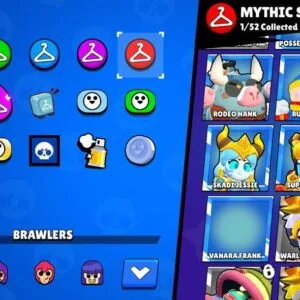 11 000 თასი (47 ბრავლერი) – Brawl Stars აქაუნთი