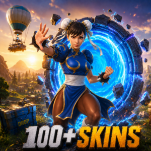 Fortnite აქაუნთი 100+ სკინით